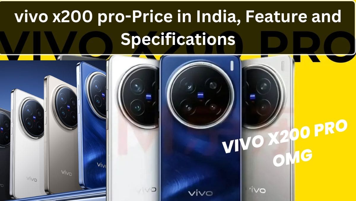 vivo x200 pro-Price in India